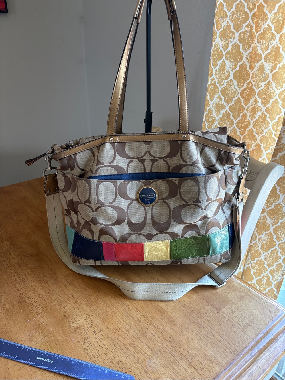 Coach 2010 Signature Canvas diaper bag